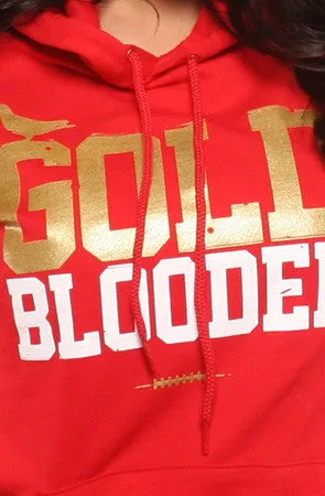 Adapt - Gold Blooded  Women's Hoodie, Red