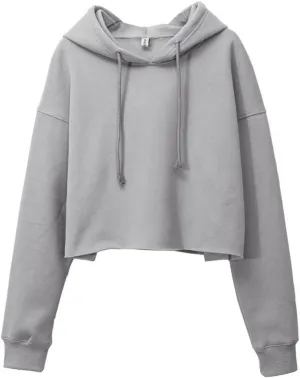 Amazhiyu Women's Cropped Hoodies Long Sleeves Fleece Crop Top Sweatshirt with Hooded