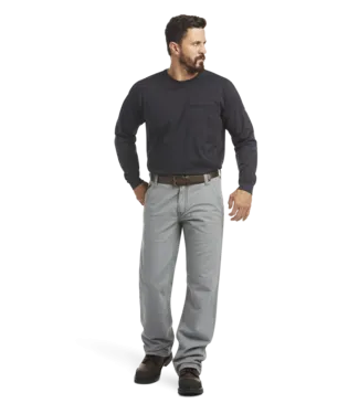 Ariat, FR M4 Relaxed Workhorse Boot Cut Pant, 10017226, Charcoal
