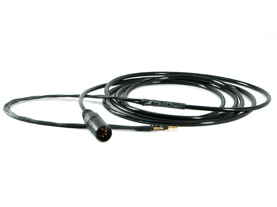 Premium Black Dragon V2 Cable for Abyss Diana TC & Phi Headphones - High-Performance Audio Upgrade