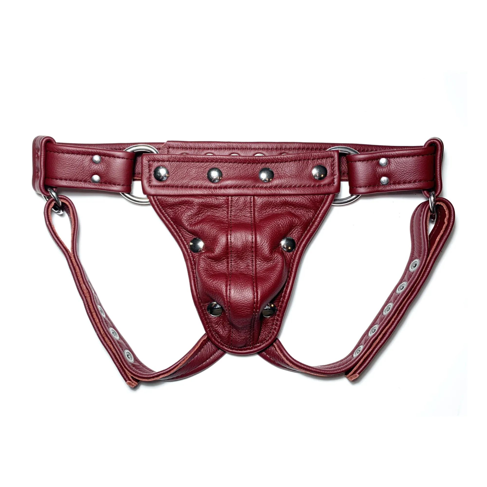 Brown Leather Jockstrap