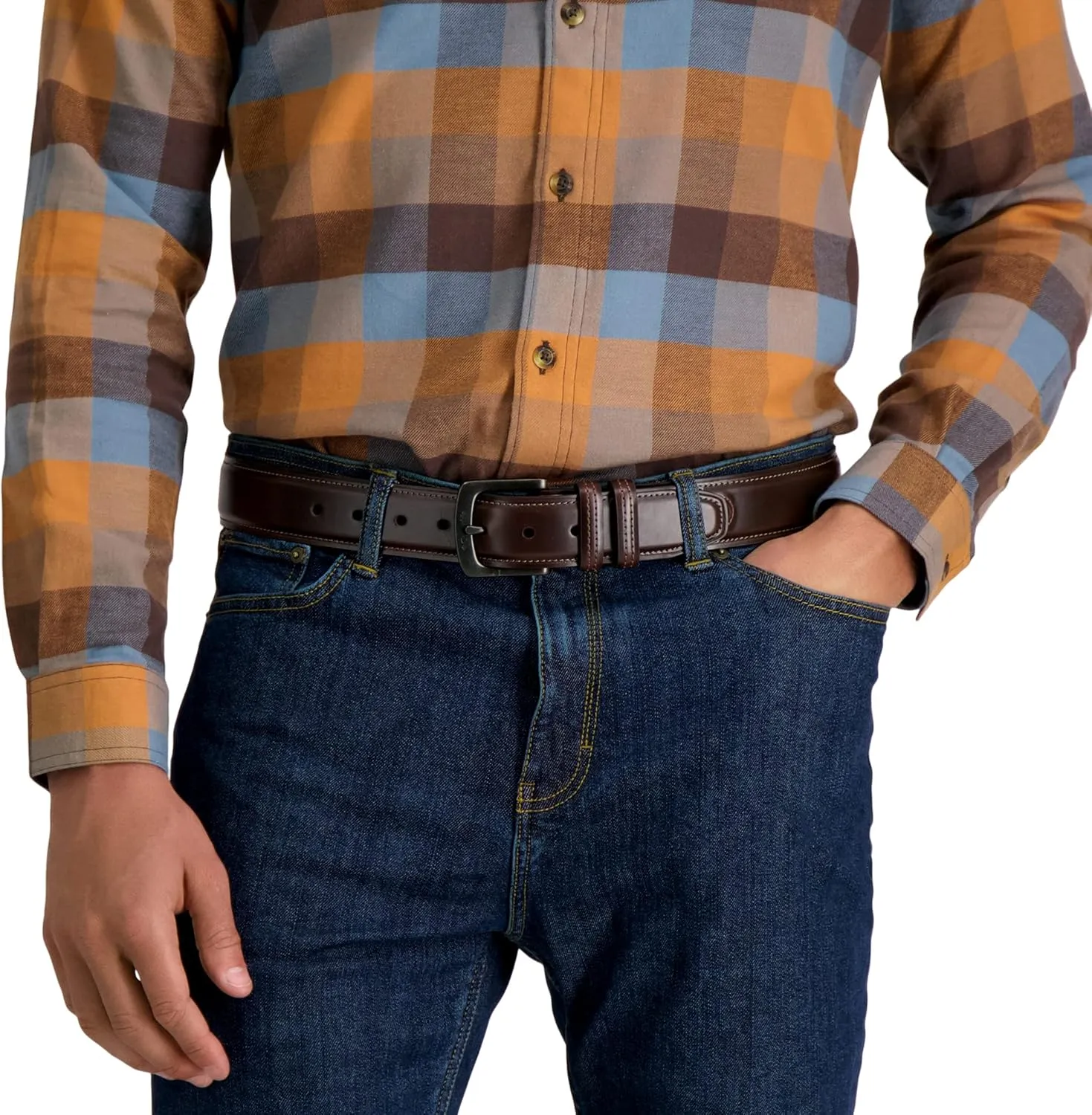 Columbia Mens Everyday Casual Belt for Jeans Khakis