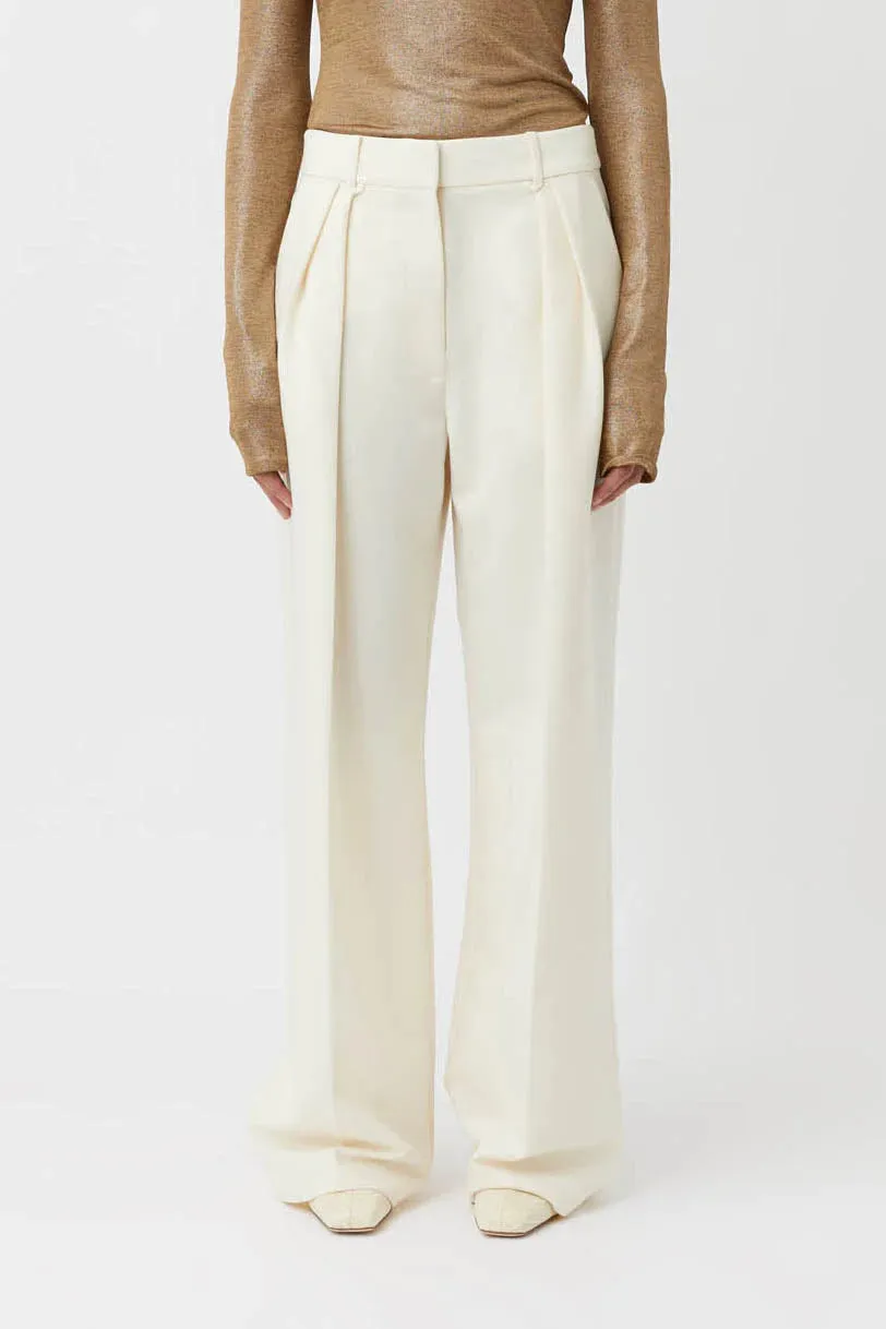 Cora High Waisted Pant Cream