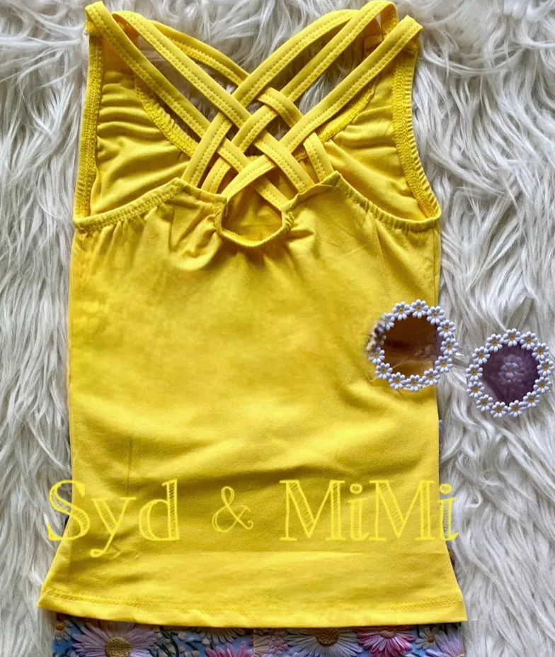 Crossback Racer Top ~ Sunshine