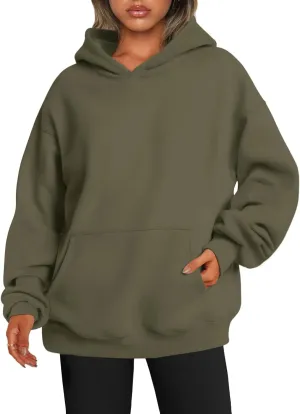 EFAN Womens Hoodies Oversized Sweatshirts Pullover Fleece Sweaters Long Sleeve Winter Fall Outfits Fashion Y2k Clothes