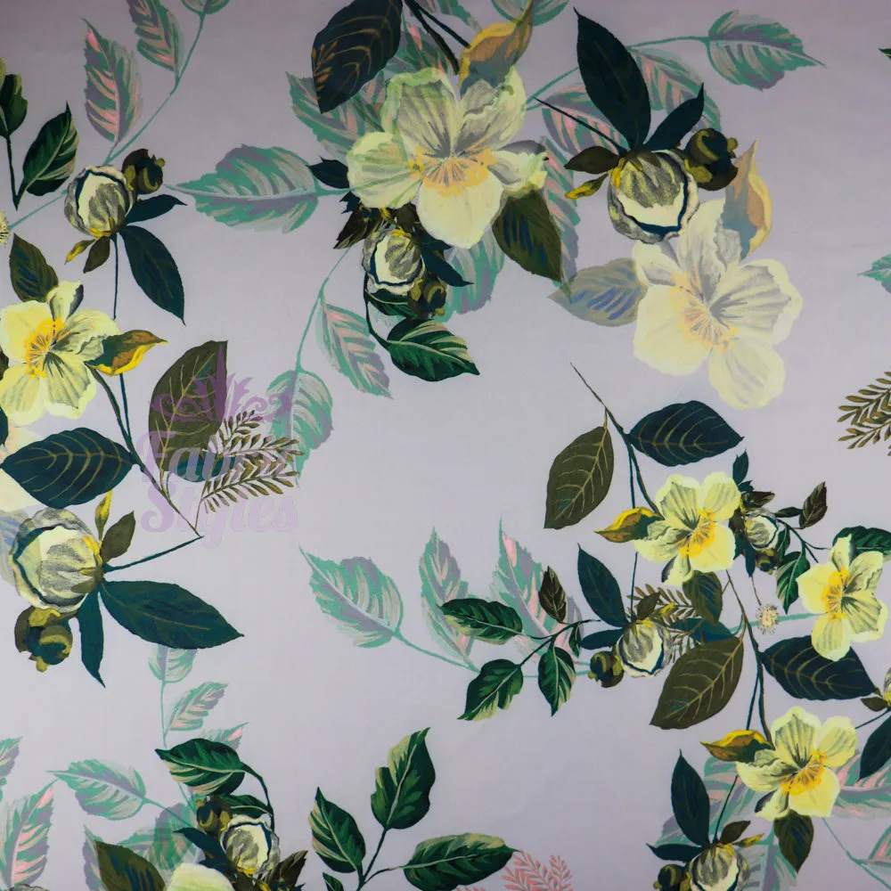 FS974 Grey Floral