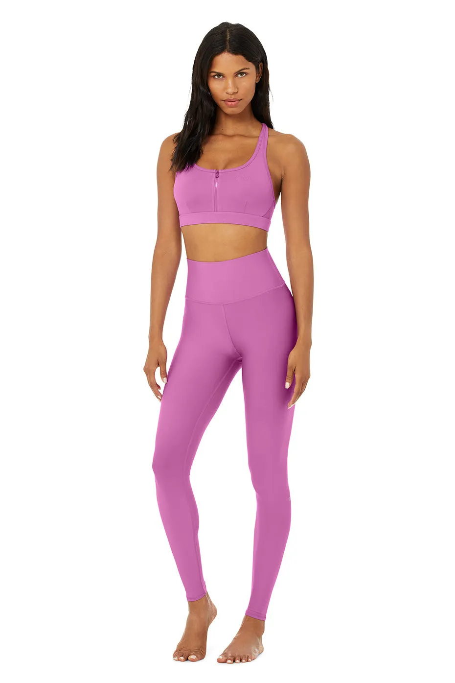 High-Waist Airlift Legging - Electric Violet