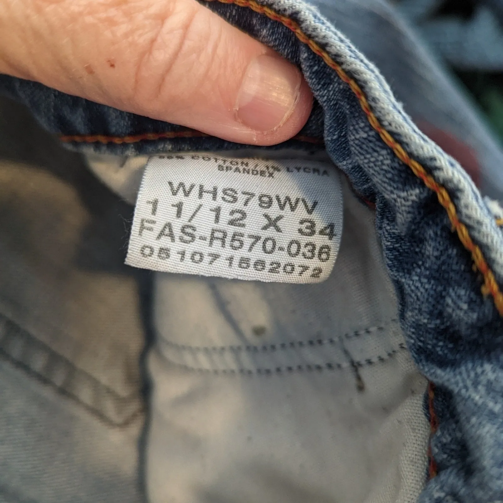 Houston Lowest Rise Thrashed Flare Jeans 12 x 34
