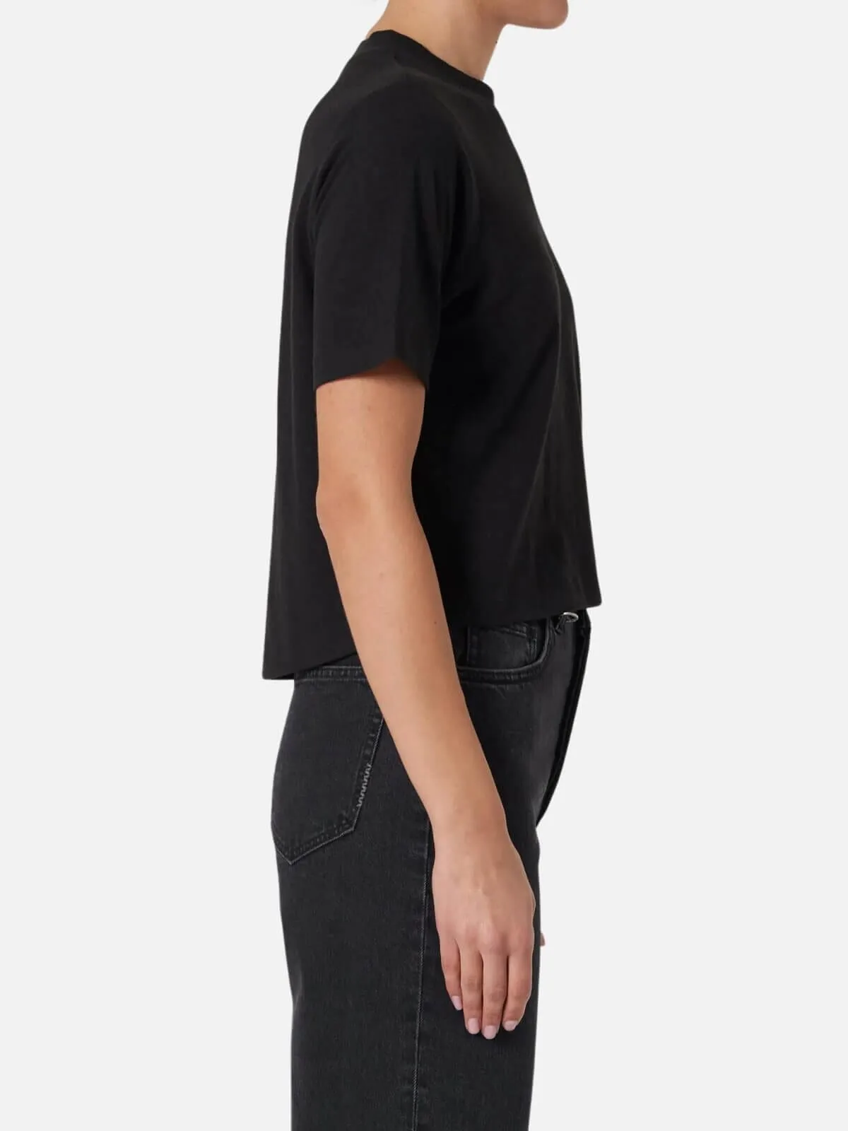 Juno Layer Tee - Washed Black