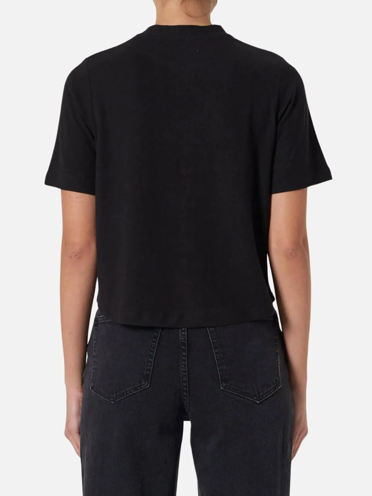 Juno Layer Tee - Washed Black