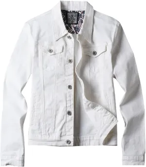 Kedera Men Denim Jacket Casual Slim Fit Button Down Biker Jeans