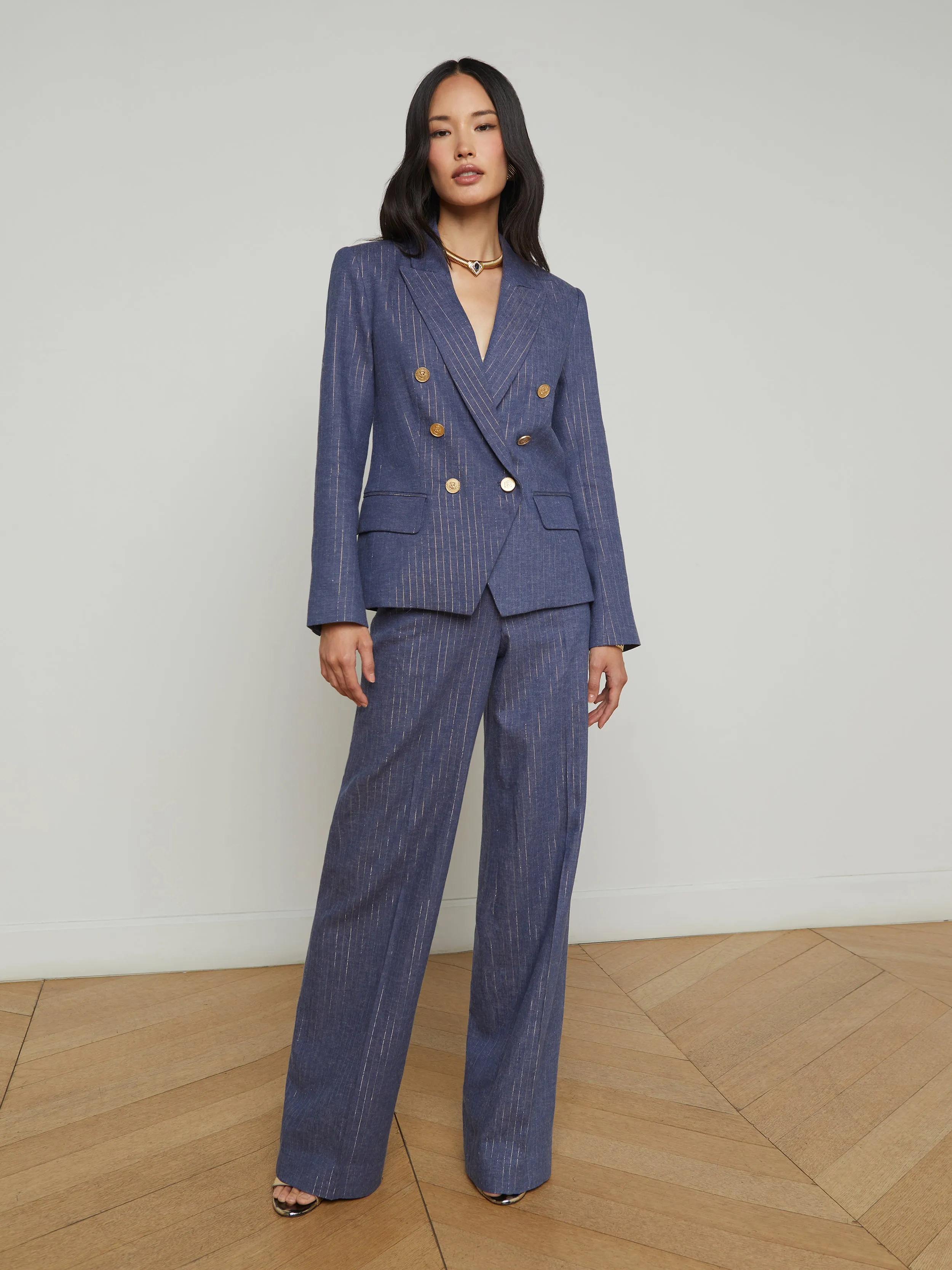 Kenzie Pinstriped Blazer