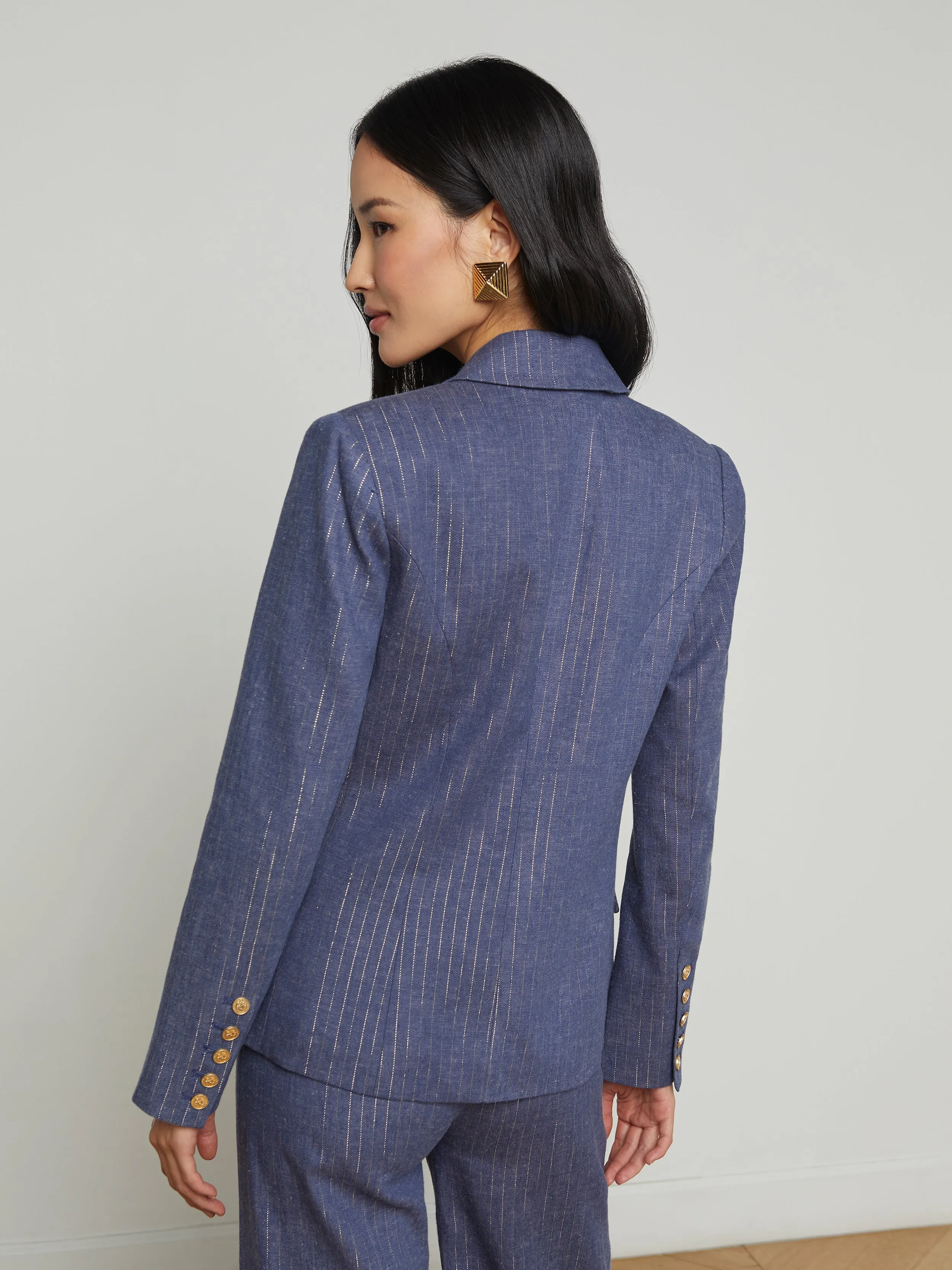 Kenzie Pinstriped Blazer
