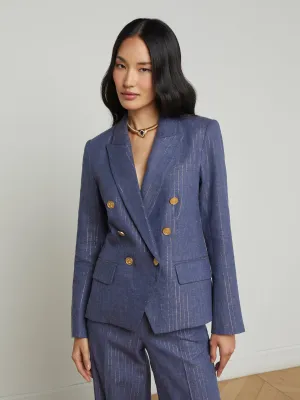 Kenzie Pinstriped Blazer
