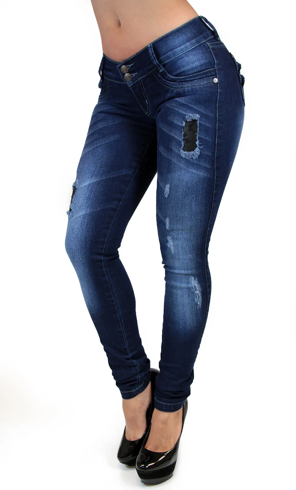 LAST ONE 17463 Distressed Maripily Skinny Jean