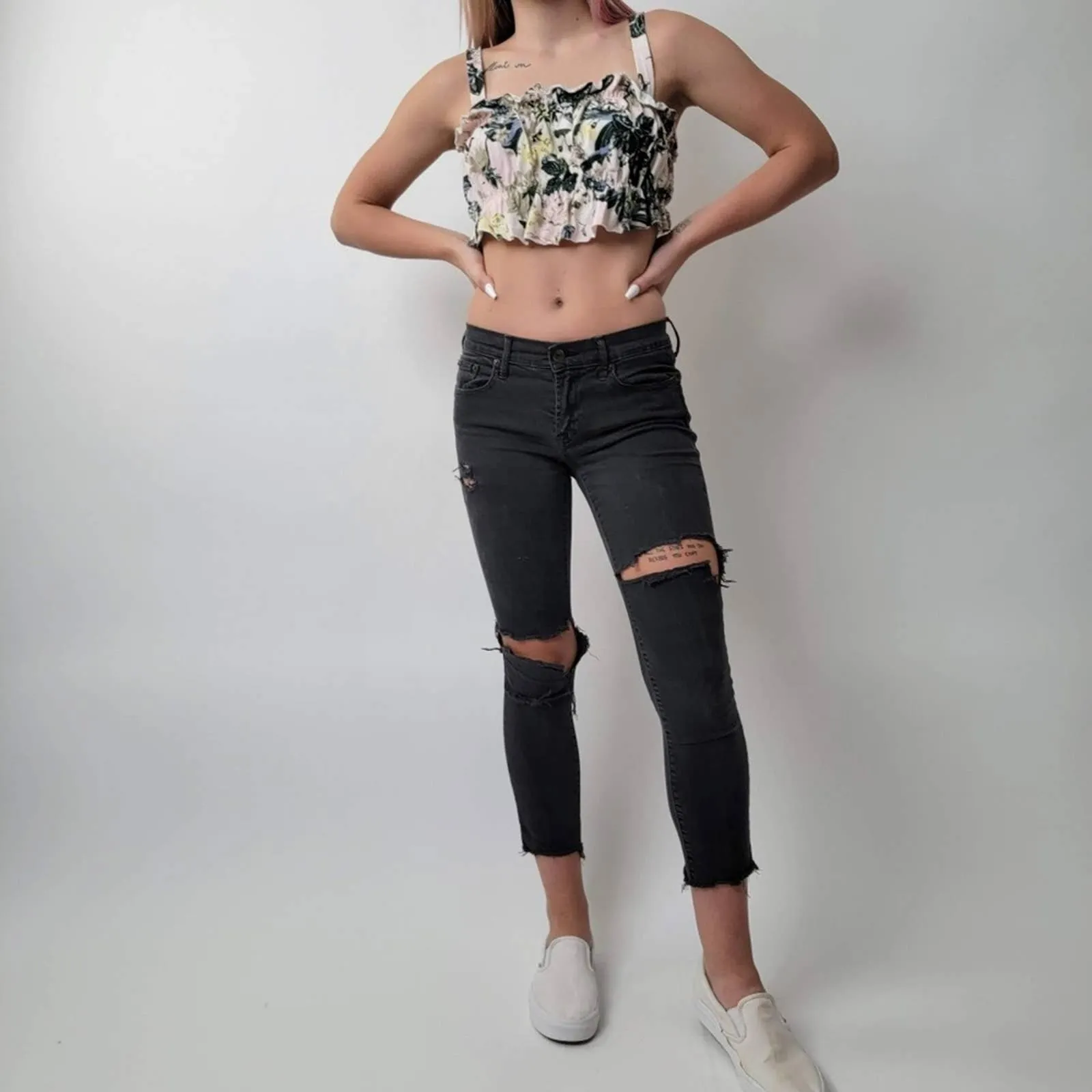 Lucky Brand Distressed Sweet N' Straight Jeans