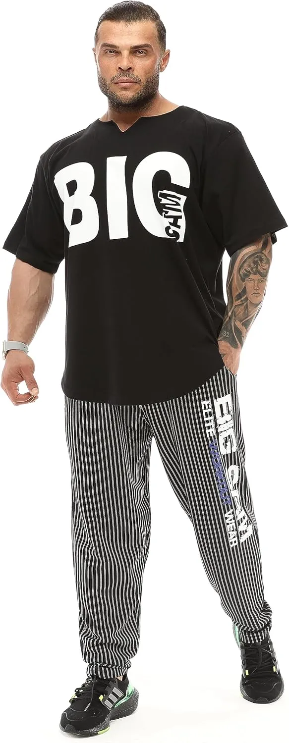 Men's Oversize T-Shirt Thin Fabric 100% Cotton Rag Top Gym T-Shirt