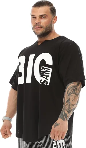 Men's Oversize T-Shirt Thin Fabric 100% Cotton Rag Top Gym T-Shirt