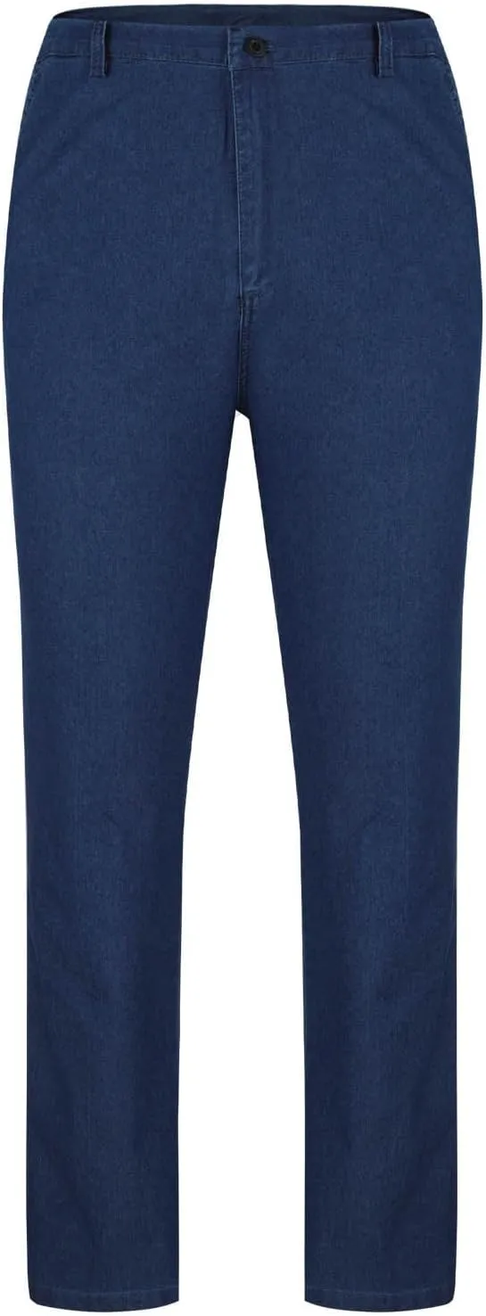 Men's Slim Fit Stretch Jeans Vintage Classic Denim Dress Pants Men Casual Work Jeans Pants Straight Leg Loose Fit