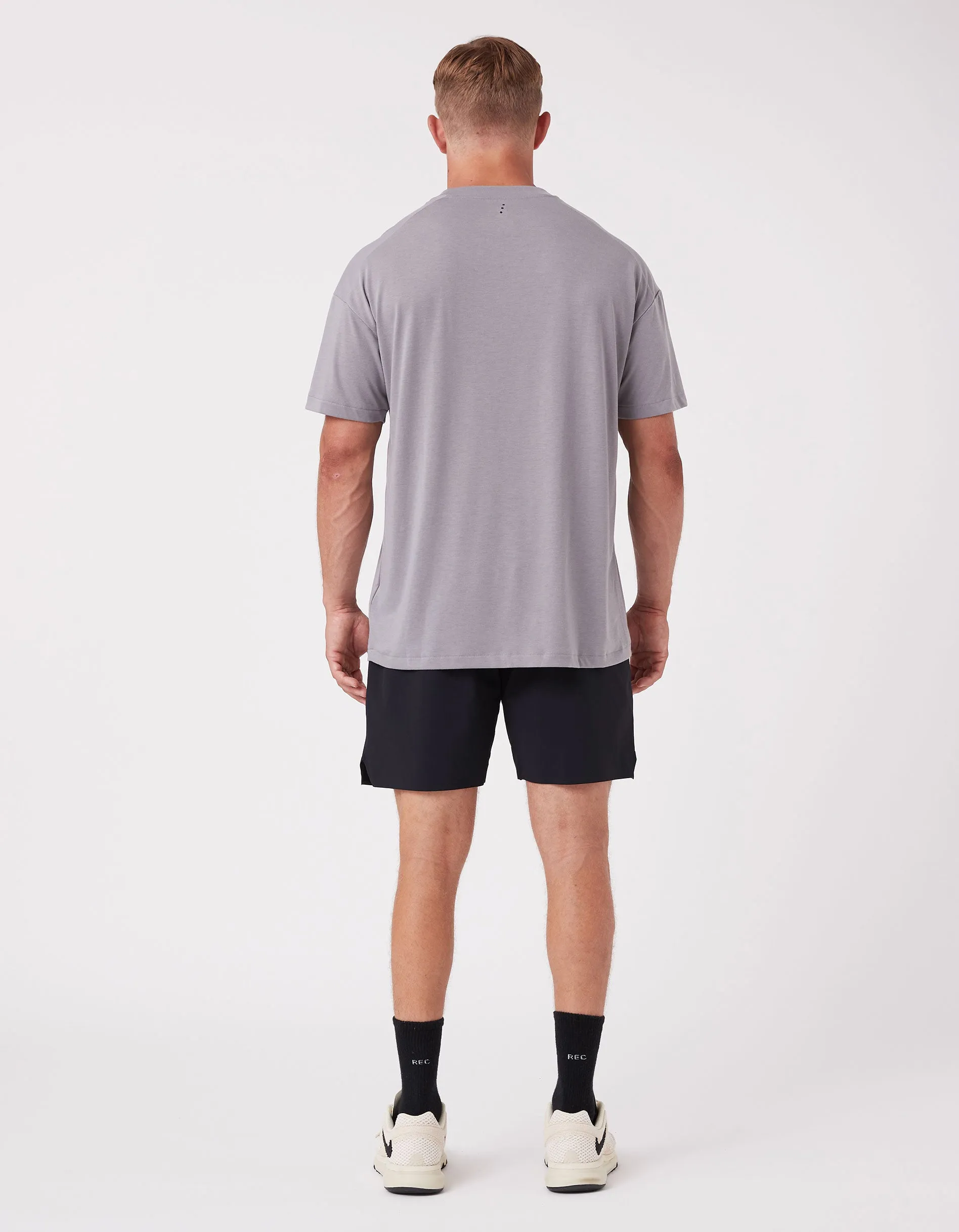 Oxy Mass Tee Chalk Grey