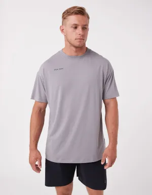 Oxy Mass Tee Chalk Grey