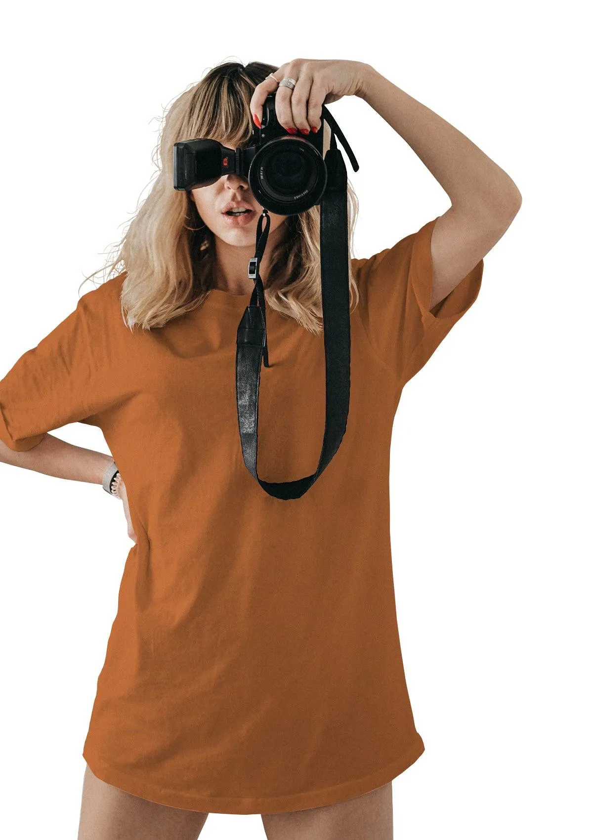 Perfect TShirt Co Womens Original Boyfriend T-Shirt - Burnt Orange