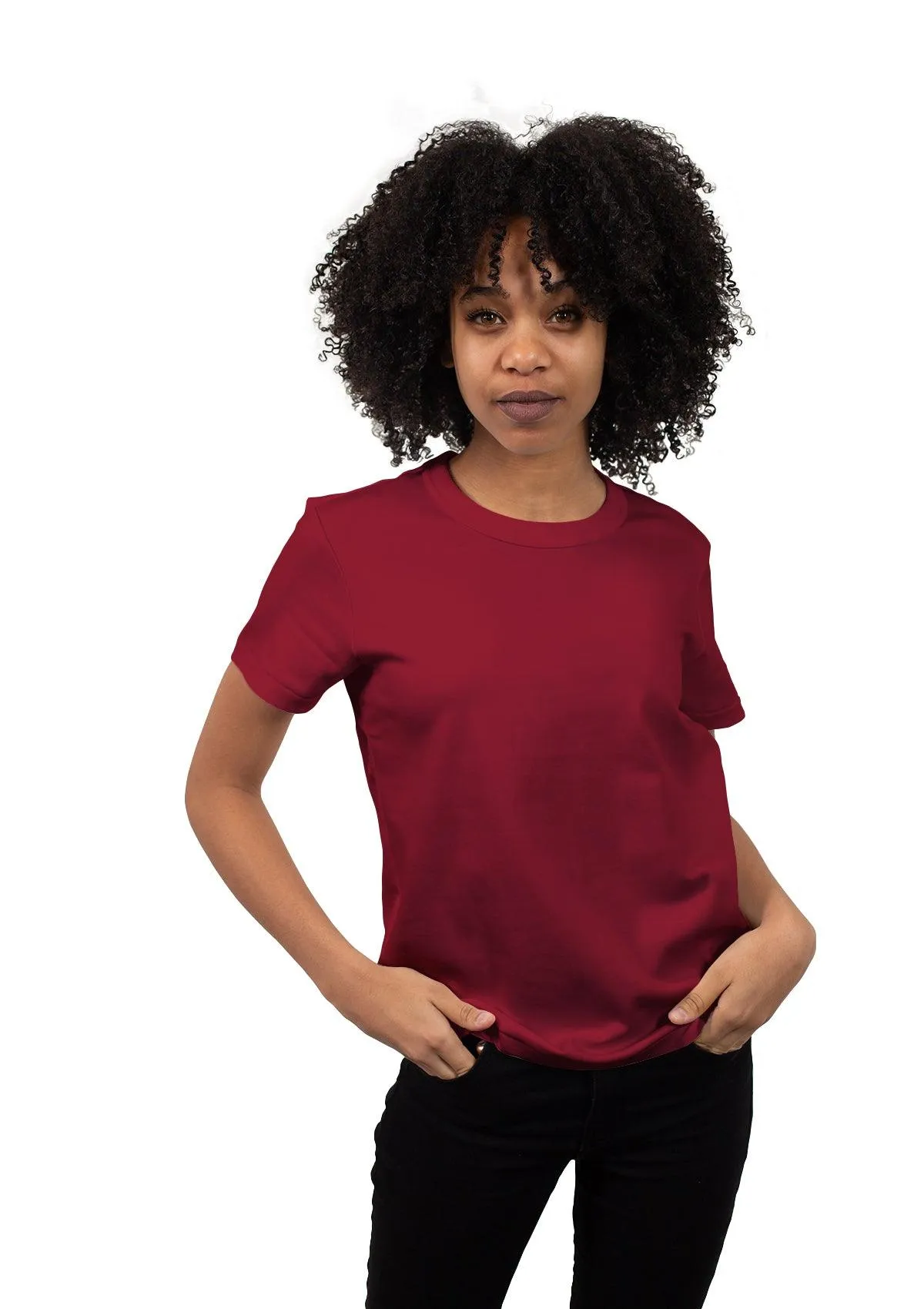 Perfect TShirt Co Womens Original Boyfriend T-Shirt - Canvas Red