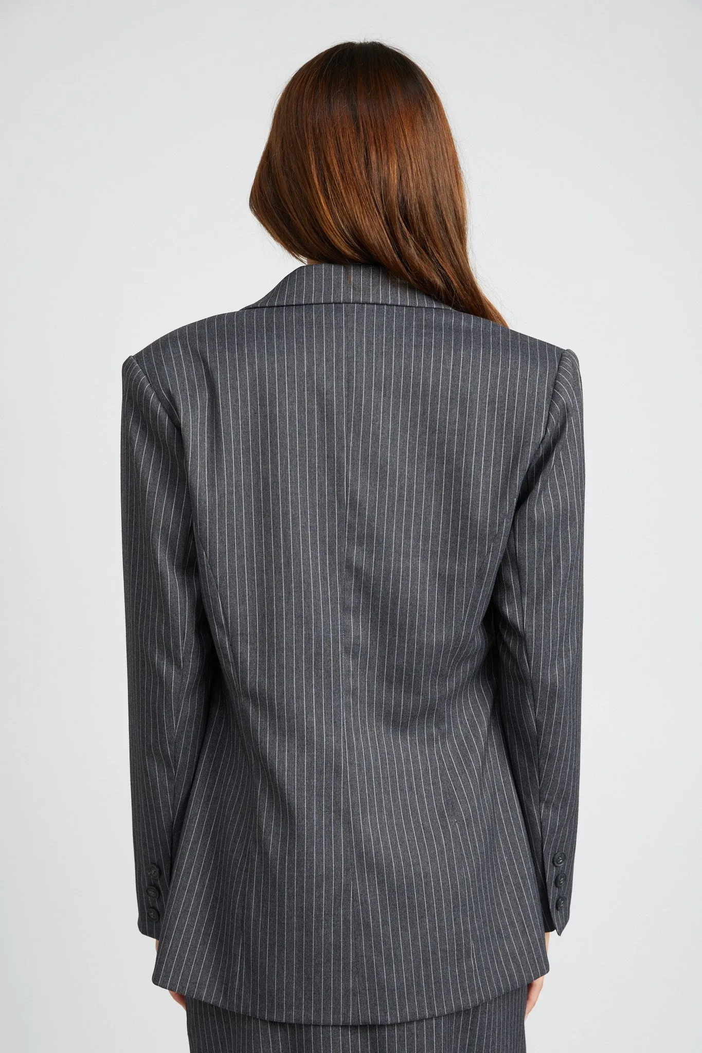 Pinstriped Blazer