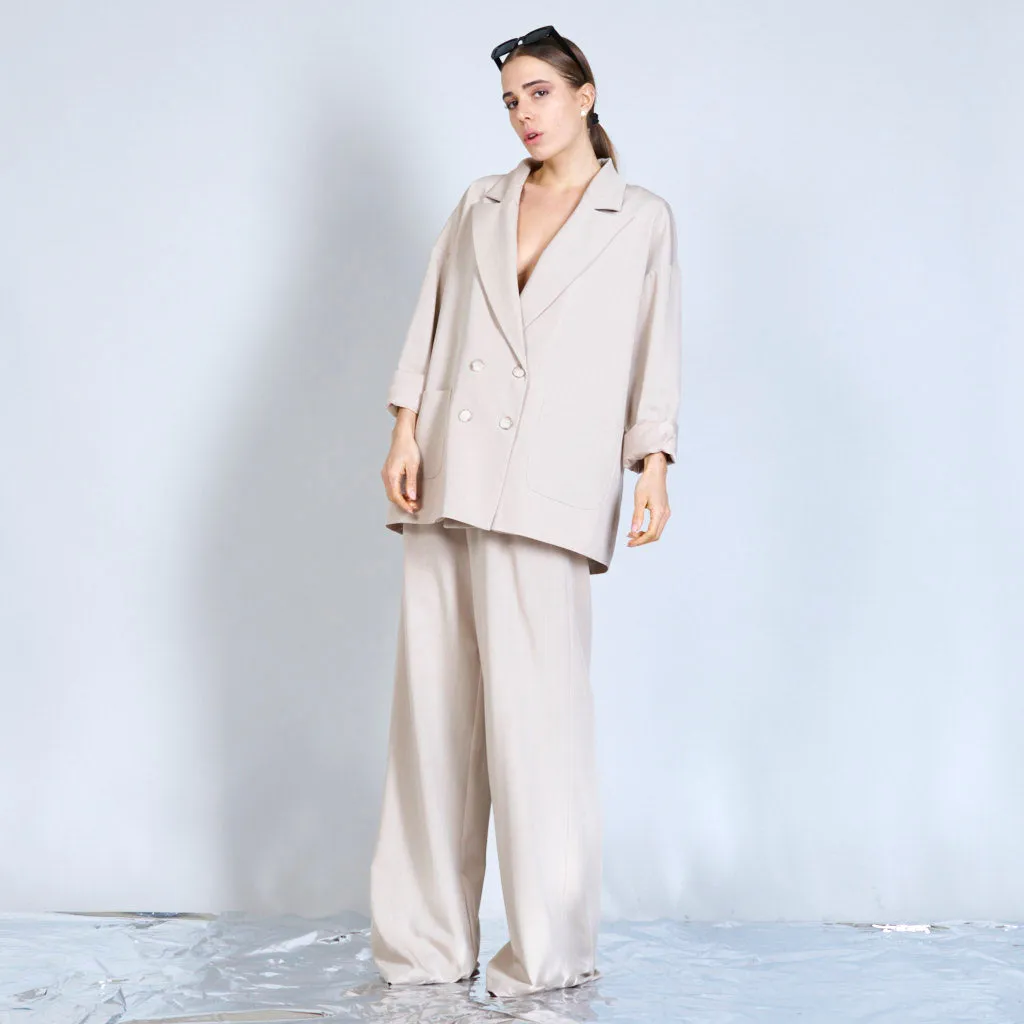 Pinstriped oversized blazer wholesale