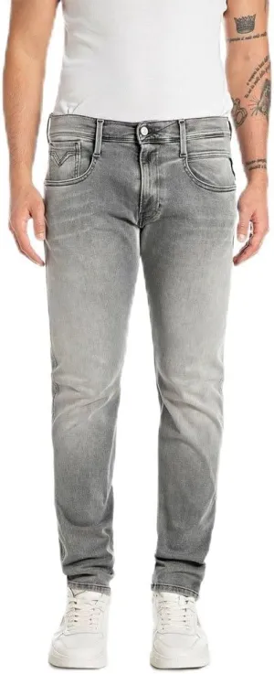 Replay Men's Anbass Slim-Fit Hyperflex Jeans with Stretch