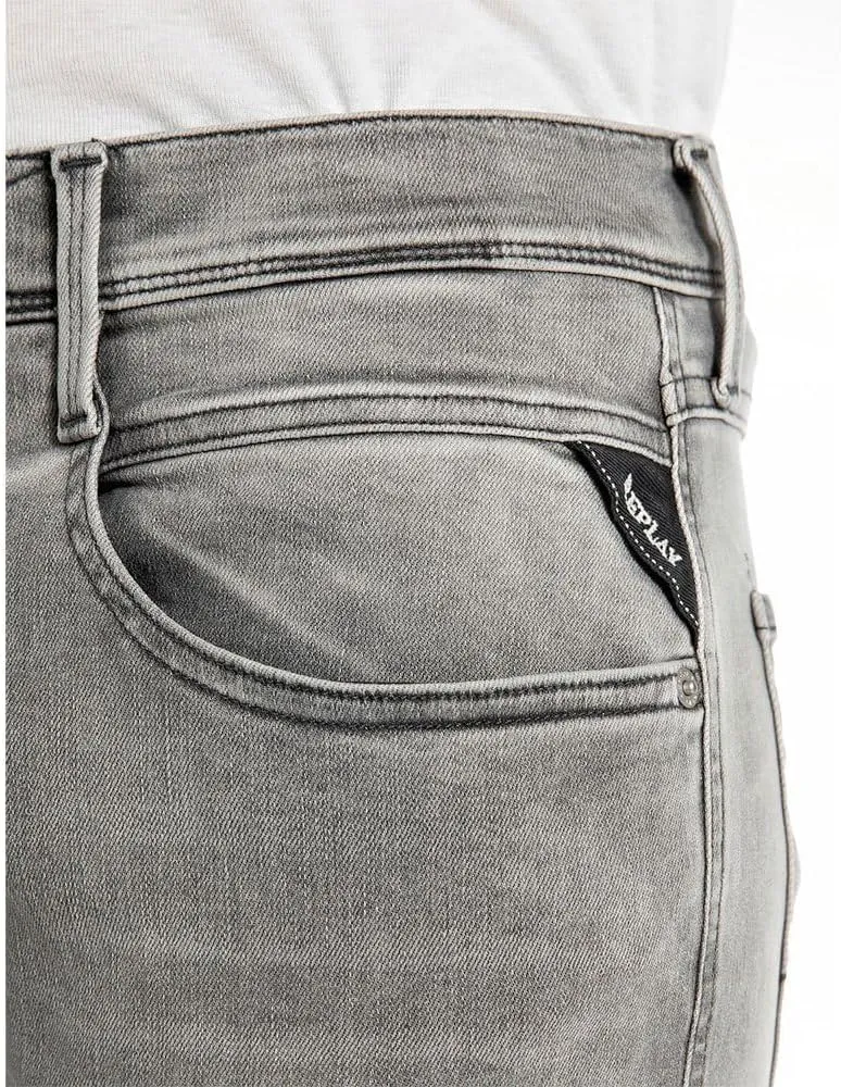 Replay Men's Anbass Slim-Fit Hyperflex Jeans with Stretch