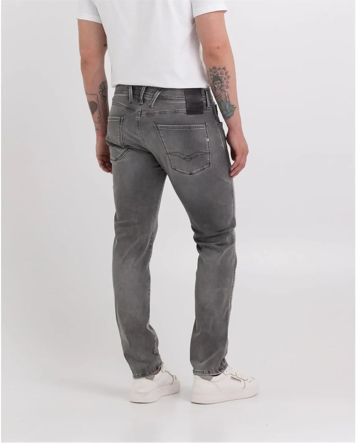 Replay Men's Anbass Slim-Fit Hyperflex Jeans with Stretch