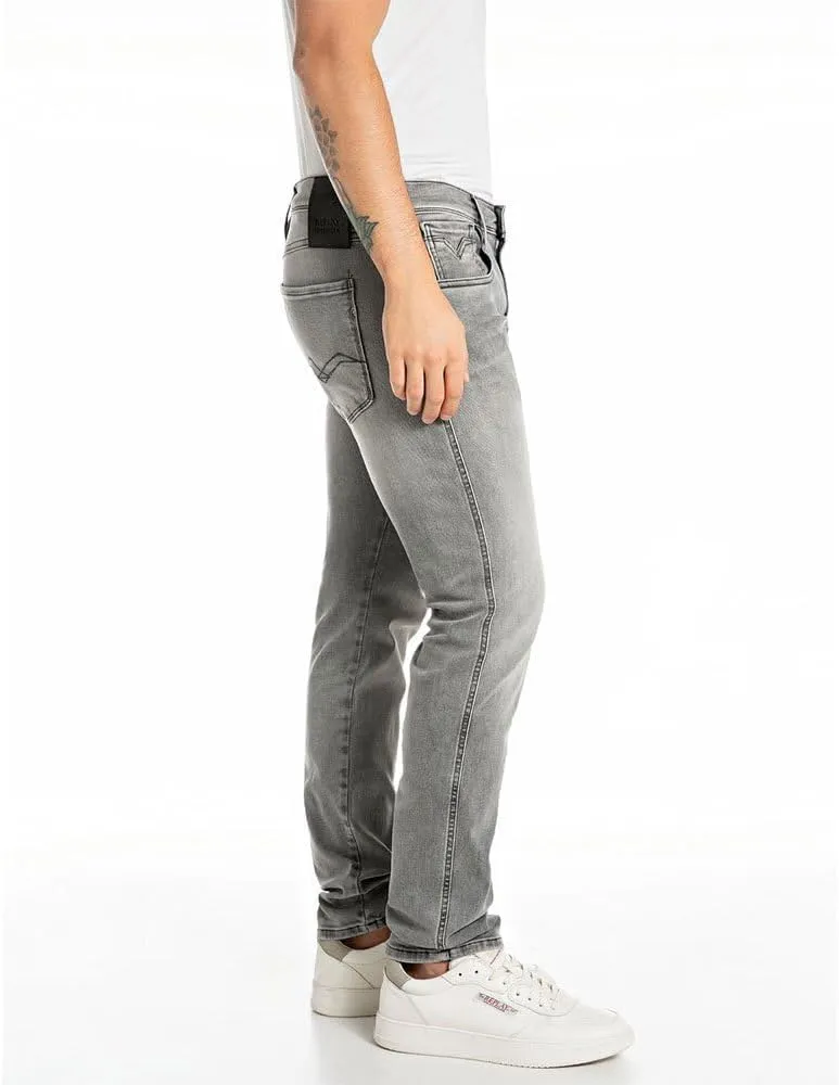 Replay Men's Anbass Slim-Fit Hyperflex Jeans with Stretch