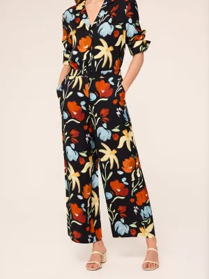 Romina Primary Floral Print Trousers