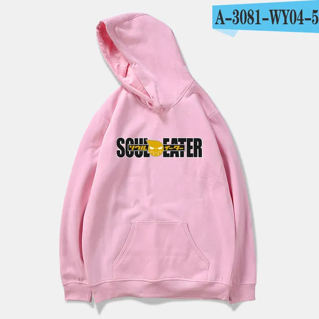 Soul Eater Hoodies Character Basic Hoodie Autumn Cotton Sweatshirt