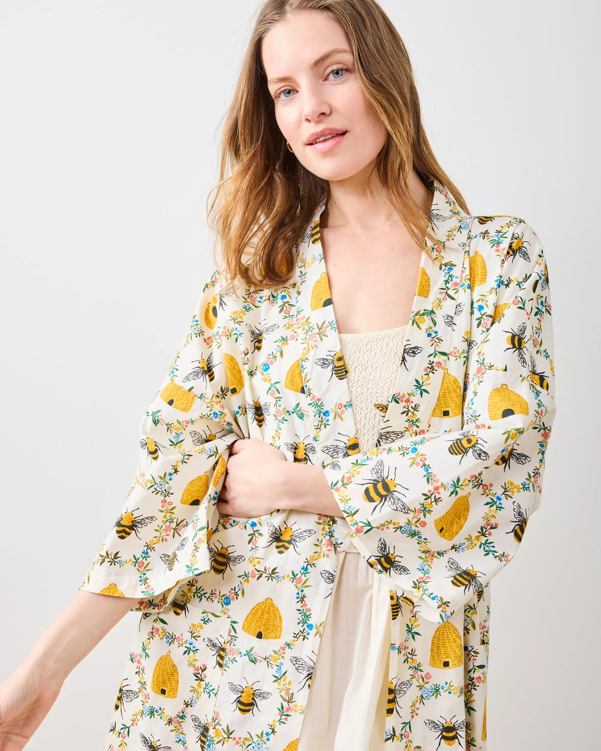 Sweet Bee - Robe - Cream