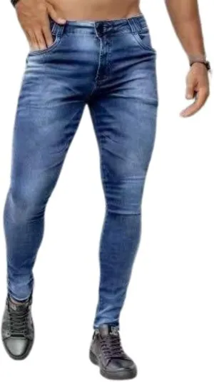 Thatrich Skinny Jeans for Men Stretch Slim Fit Moto Biker Jeans Straight Leg Denim Pants Casual Fashion Streetwear Trousers