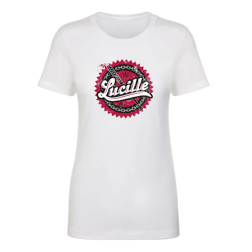 Stylish The Walking Dead Lucille Womens Short Sleeve T-Shirt - Fashionable Graphic Tee for Fans