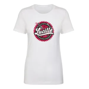 Stylish The Walking Dead Lucille Womens Short Sleeve T-Shirt - Fashionable Graphic Tee for Fans