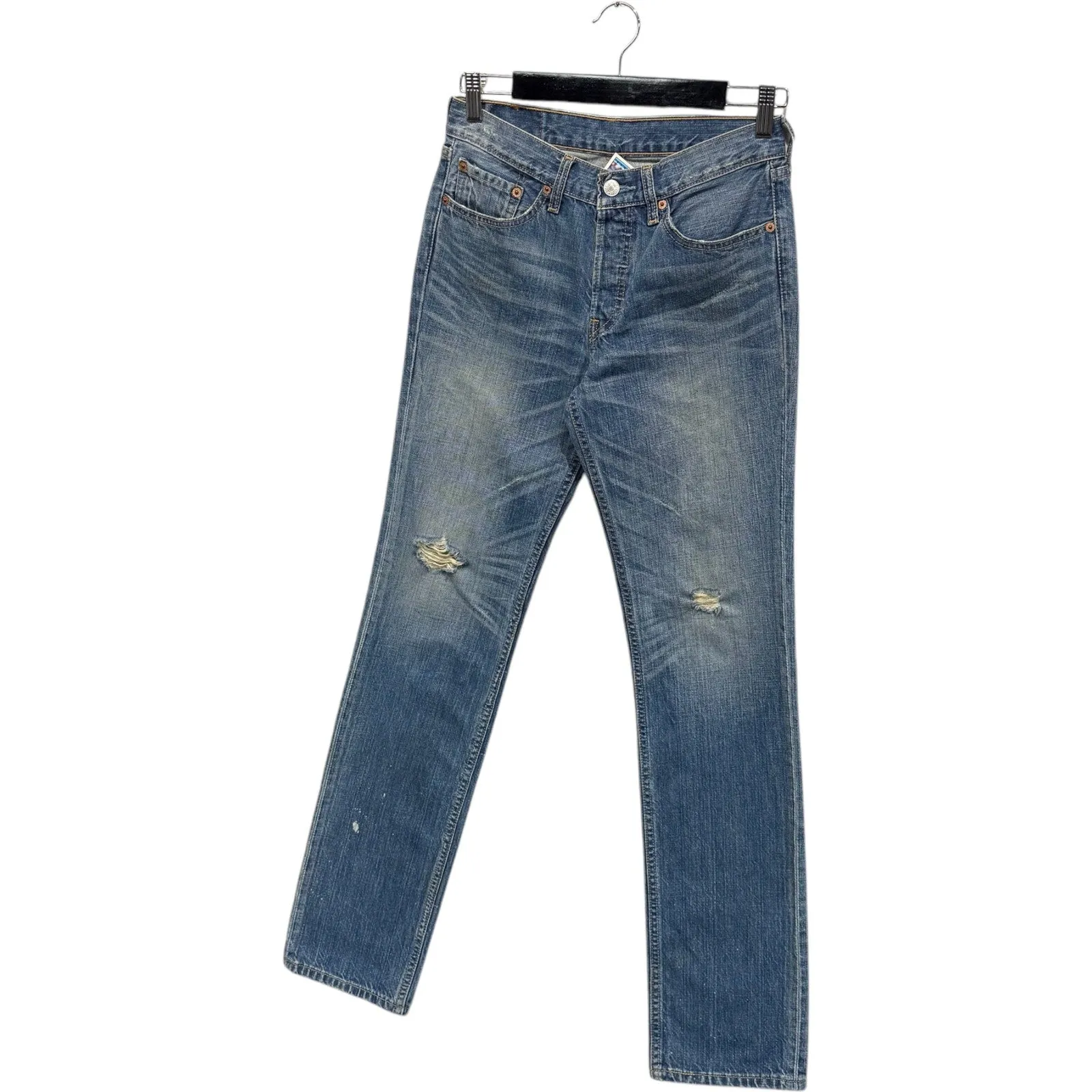 Vintage Levi's Distressed Straight Leg Jeans 28x31