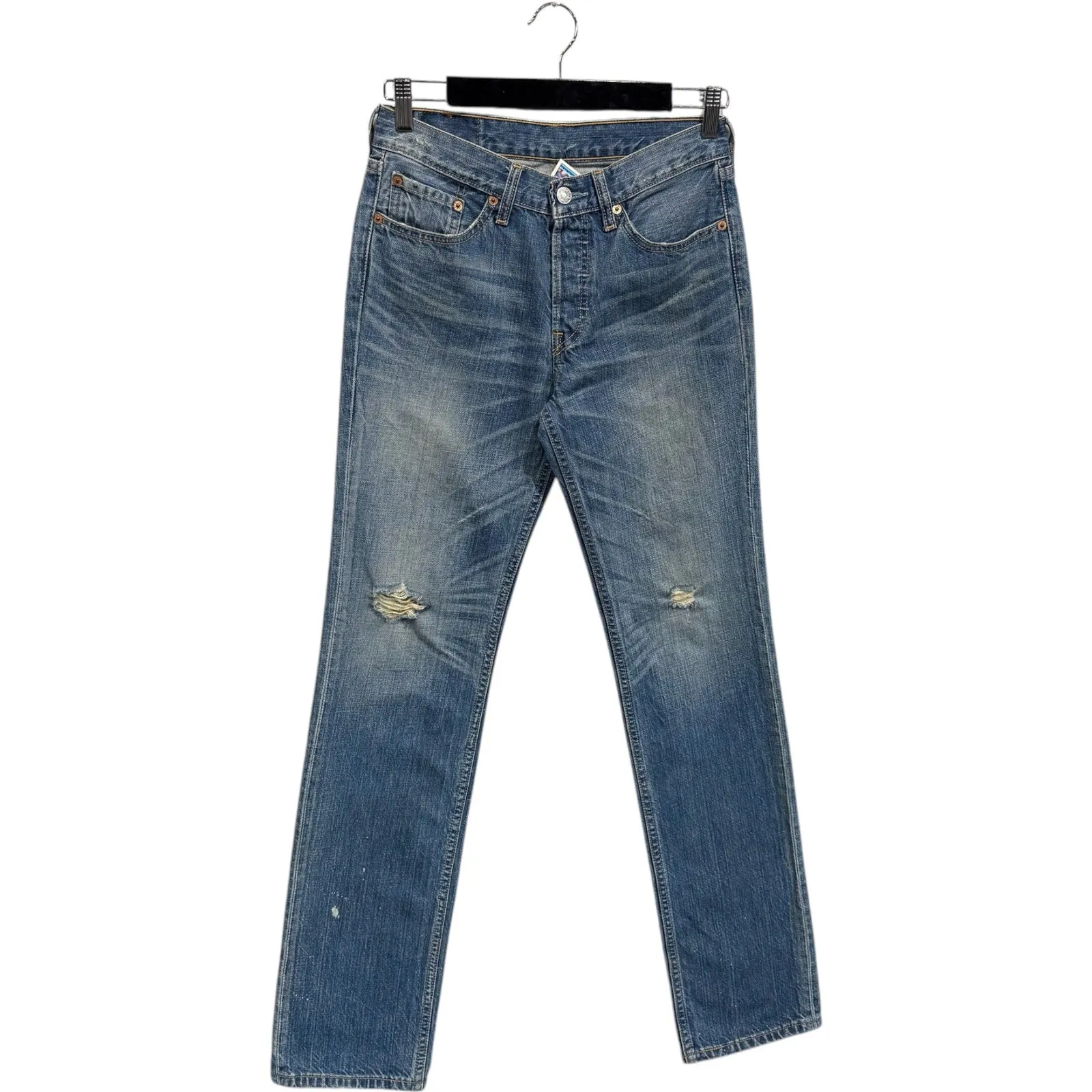 Vintage Levi's Distressed Straight Leg Jeans 28x31