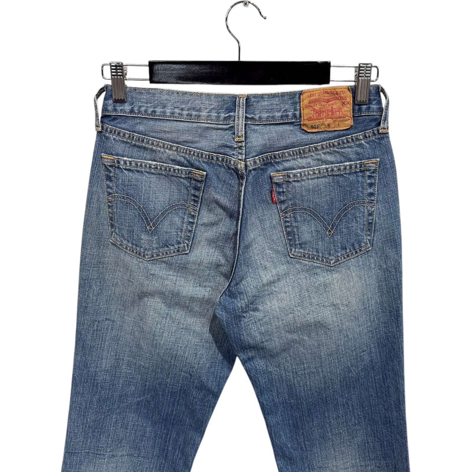 Vintage Levi's Distressed Straight Leg Jeans 28x31