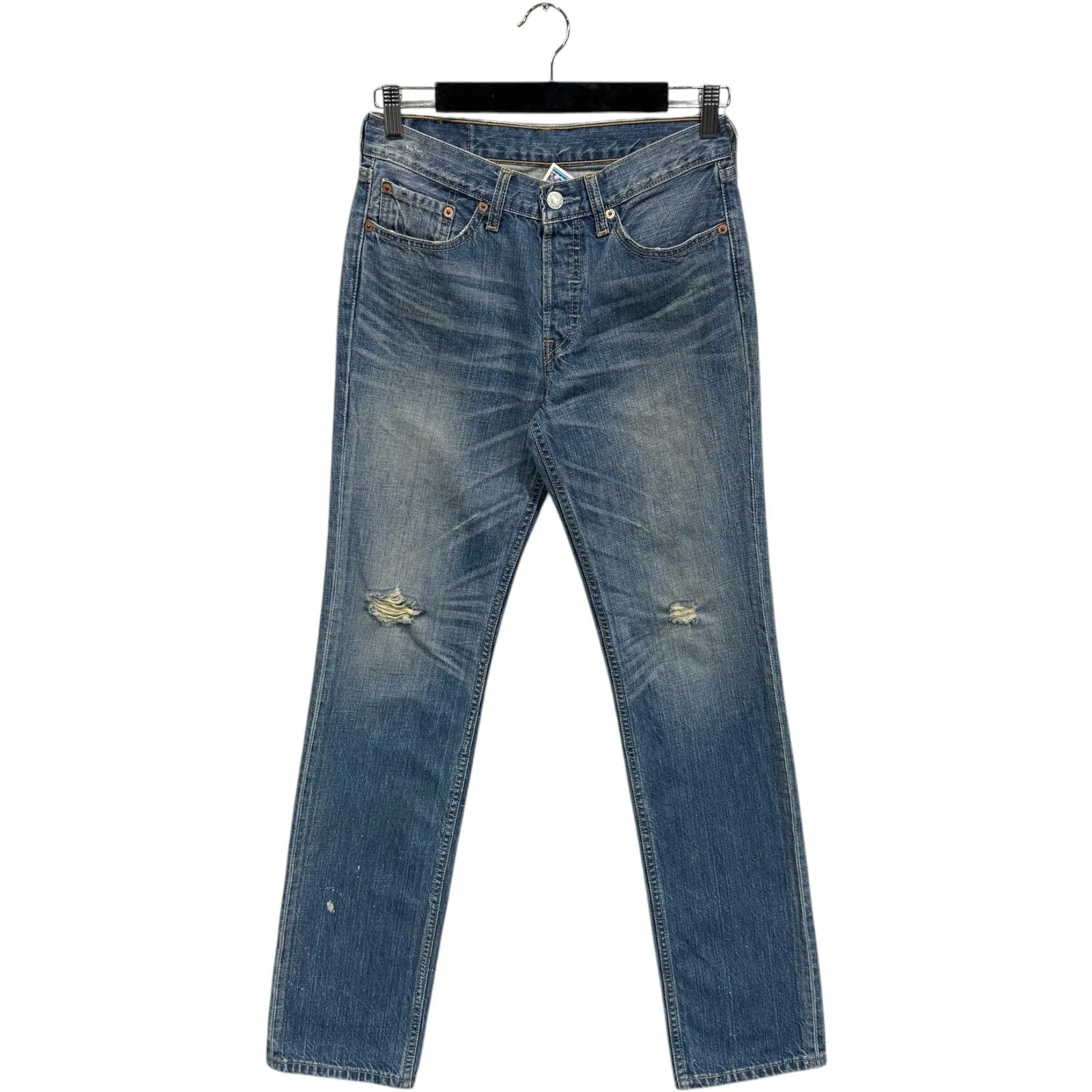 Vintage Levi's Distressed Straight Leg Jeans 28x31
