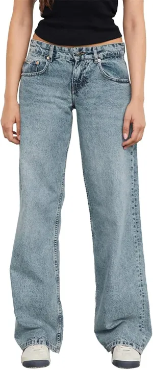 Wide Leg Jeans for Women Vintage High Waisted Trendy Button Fly Straight Wide Leg Denim Trousers Jeans with Pockets
