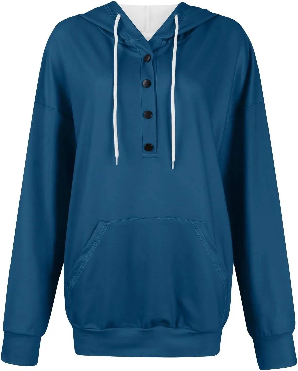 Women's Fashion Hoodies Long Sleeve Drawstring Hoodies for Women, Perfect Oversized Sweatshirts with Pocket