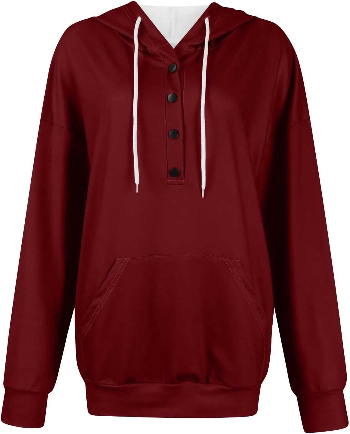 Women's Fashion Hoodies Long Sleeve Drawstring Hoodies for Women, Perfect Oversized Sweatshirts with Pocket