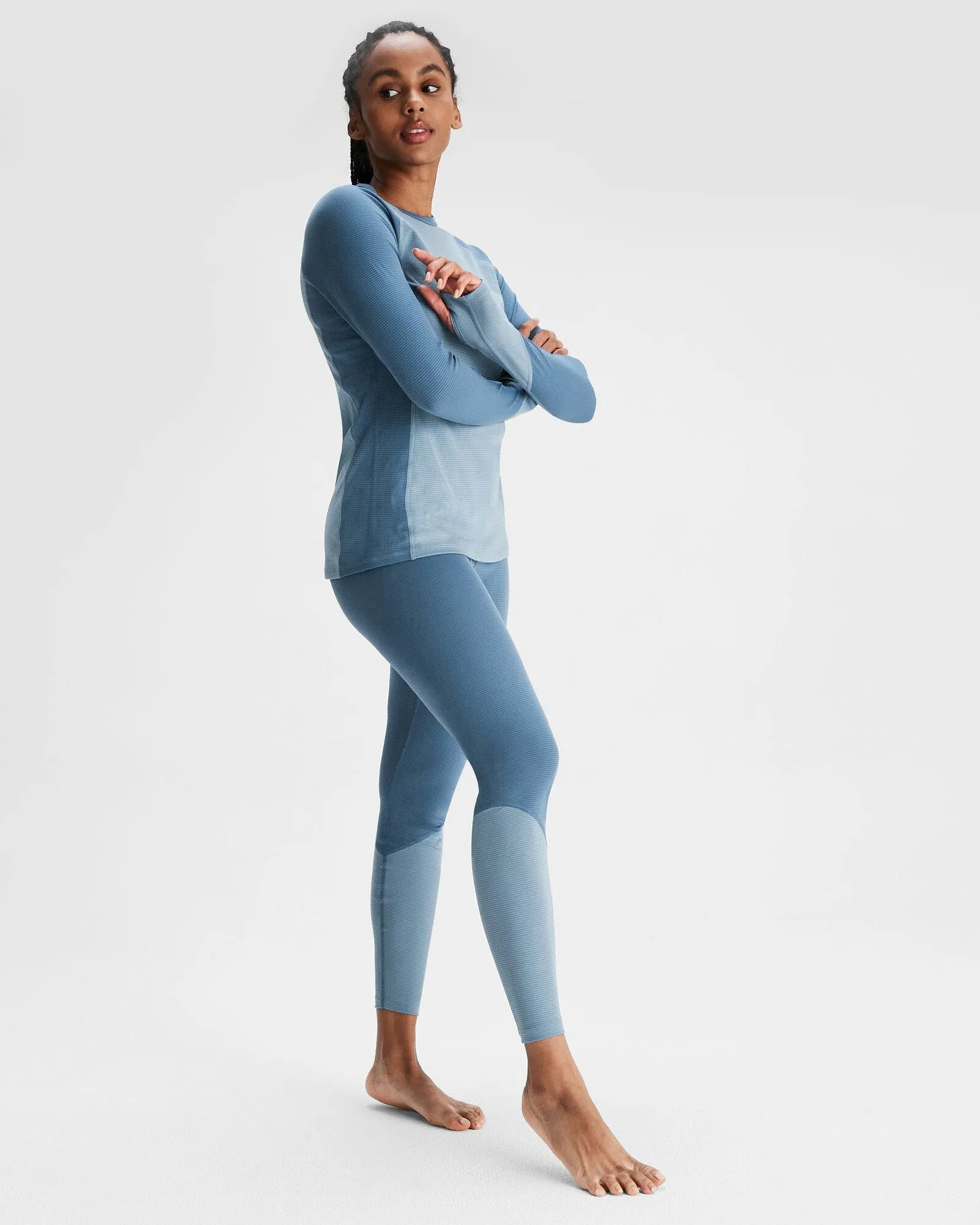Women's KMDAction Baselayer Leggings - Moonlight/Bluehaze