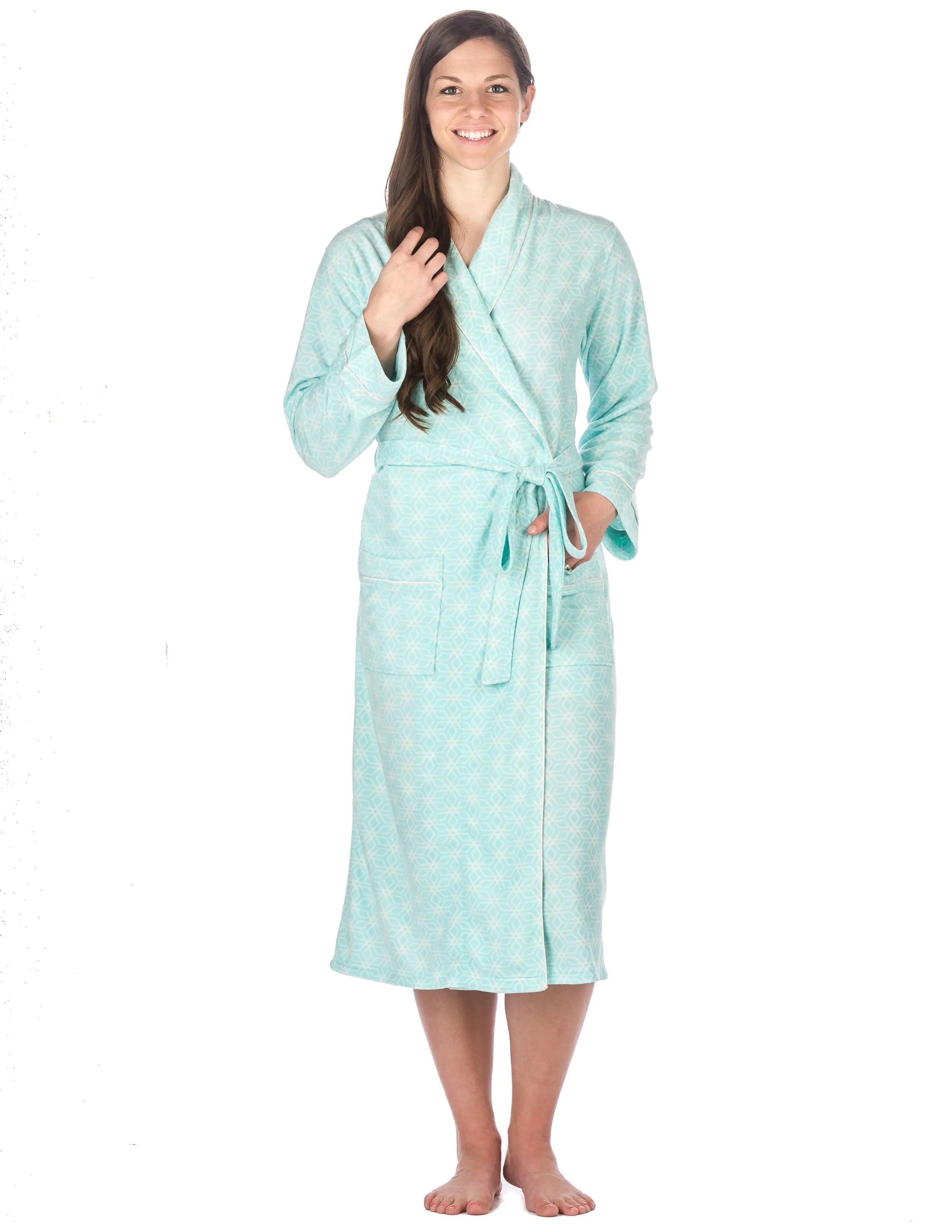 Womens Microfleece Robe