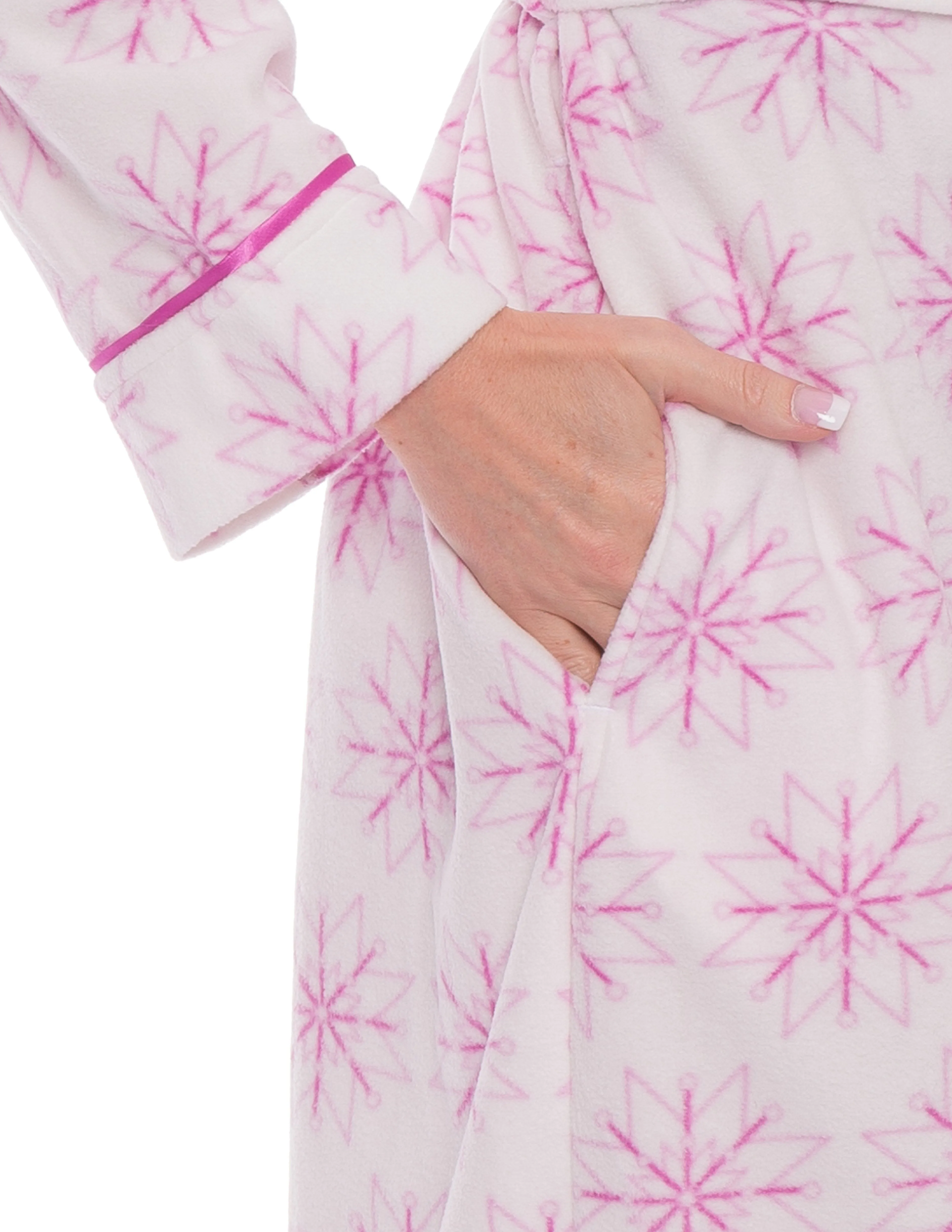 Womens Microfleece Robe