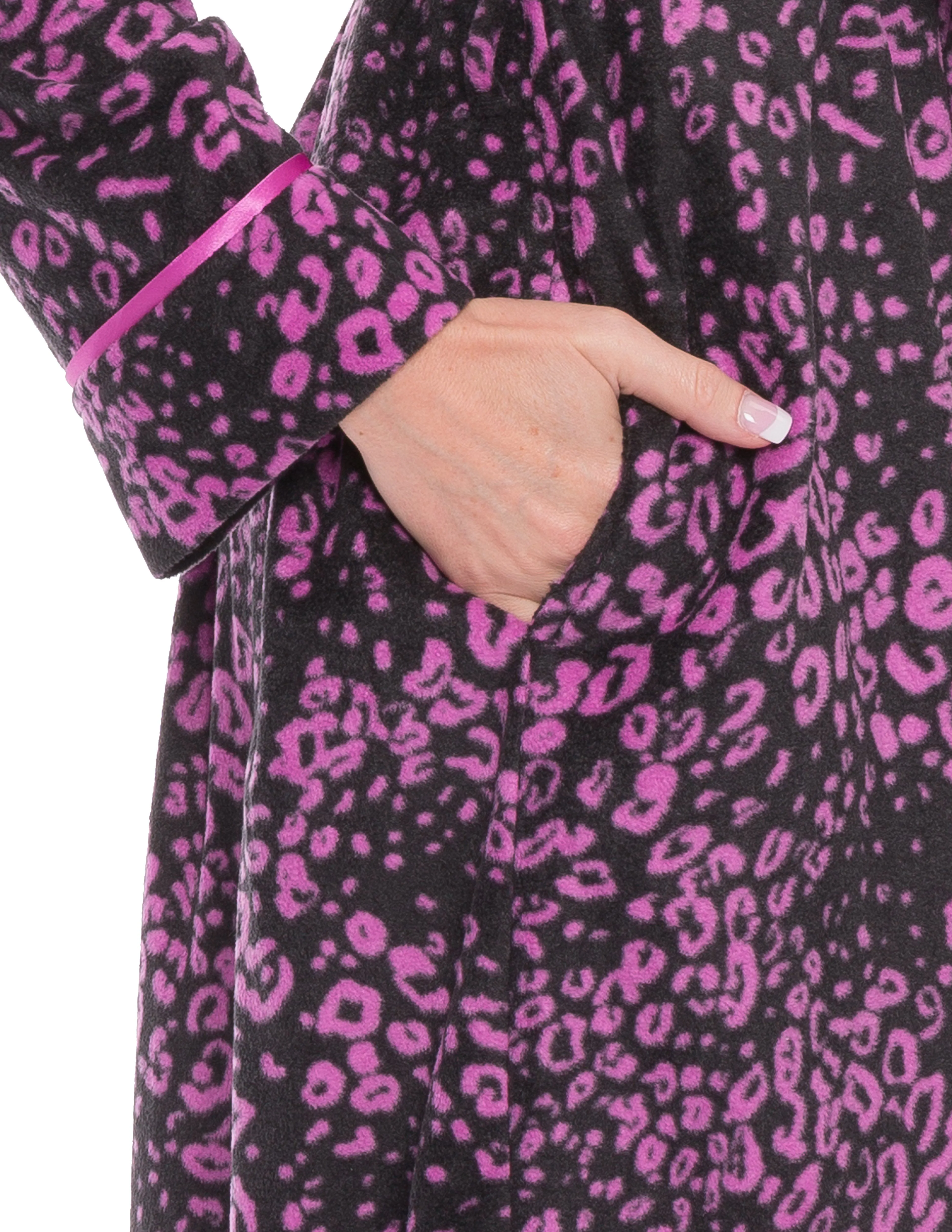 Womens Microfleece Robe